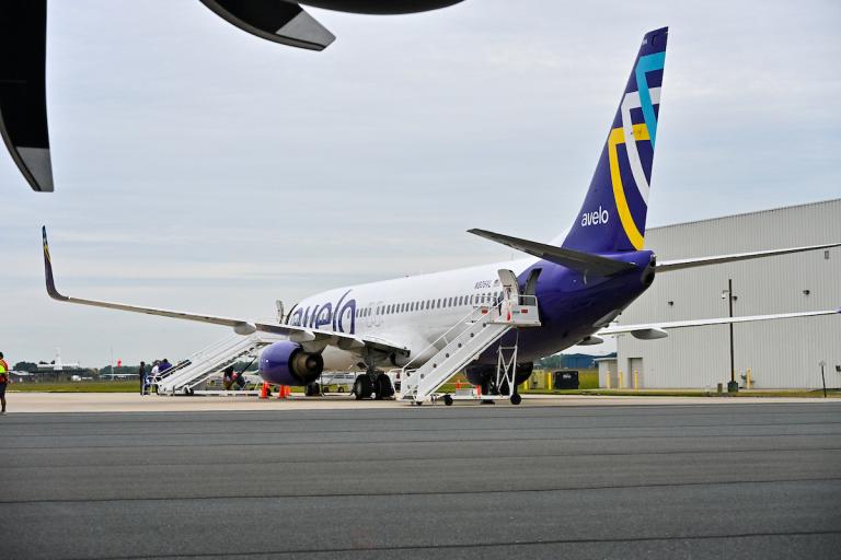 Avelo Airlines opened one of their 737-800 for Take Flight with AVI attendees at ILG