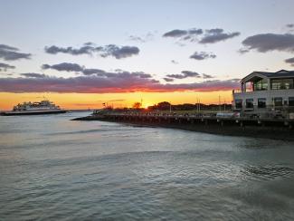Ferry Dusk Photo