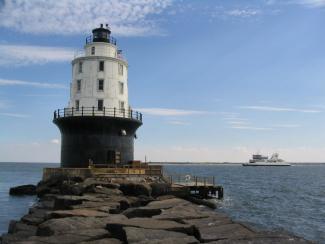 Ferry with Harbor of Refuge
