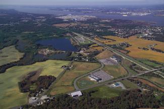 Aerial of Salem Business Centre