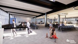 ILG Terminal Expansion Holdroom Rendering