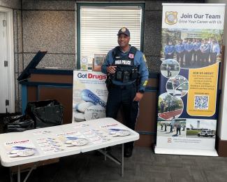 DRBA Police Department Participates in the National Drug Take Back Day
