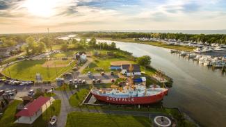 Lightship Overfalls and Lewes Canal Park