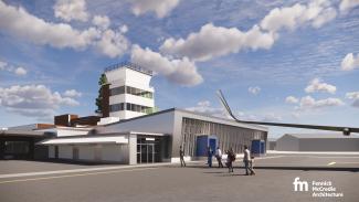 ILG Exterior Rendering of New Passenger Terminal