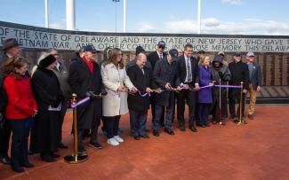 Wall of Remembrance Ribbon Cutting Ceremony