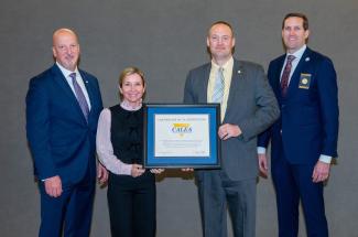 DRBA Police Receive CALEA Award Field & Hall