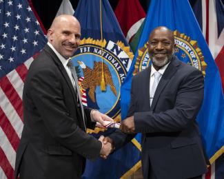 Colone McFadden at FBI National Academy Graduation Ceremony