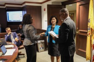 Oath of Office for Commissioner Li Wen Lin