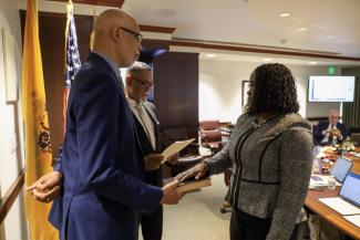 Commissioner Tucker Oath of Office
